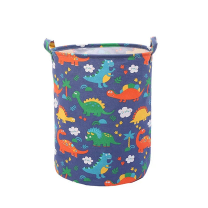 Portable Foldable Laundry Basket for Kids Toys and Dirty Clothes - Large