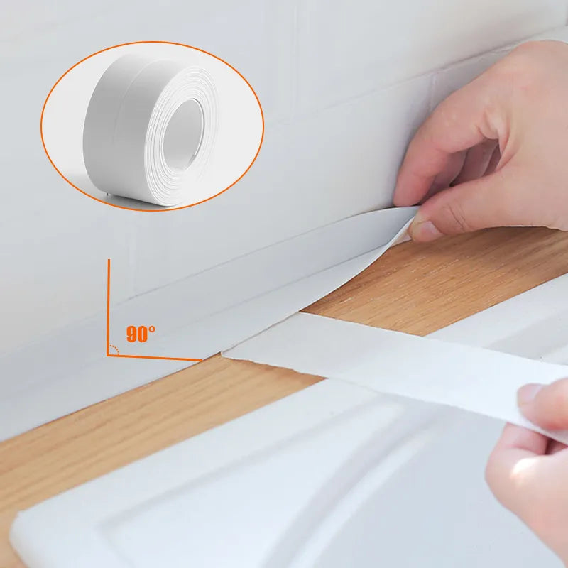 PVC Waterproof Wall Sticker Self Adhesive Sink Stove Crack Strip
