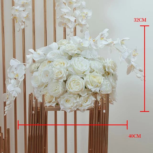 Palm White Artificial Wedding Flowers