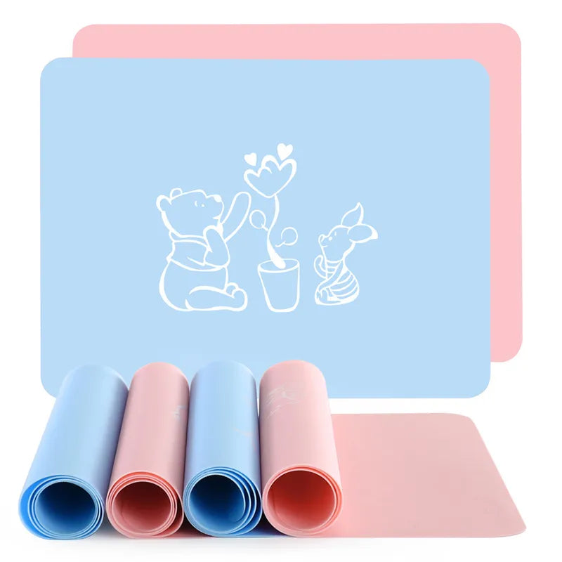 Silicone Placemat for Kids - Waterproof, Heat Resistant, Non-slip Dining Mat that is Portable and Easy to Clean