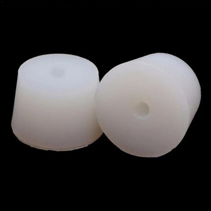 Fermenter Cover Plug Stoppers with 8mm Hole for Airlock Valve - Rubber Lids for Brewing, Wine Making and Fermenting Supplies