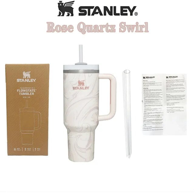 Stanley Quencher H2.0 Stainless Steel Vacuum Insulated Tumbler with Lid and Straw 30oz/40oz