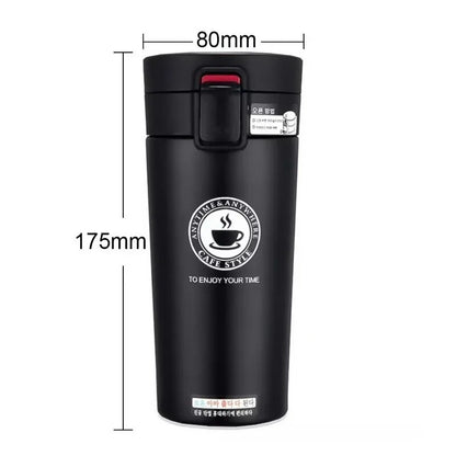 380ML Stainless Steel Thermal Travel Coffee Mug Thermos Tumbler Vacuum Flask