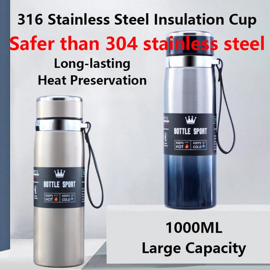 Stainless Steel Vacuum Flask - 1 Liter